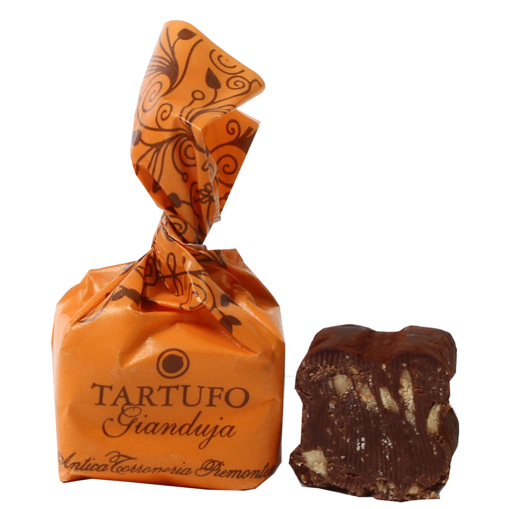 Tartufo Gianduja - Haselnusstrüffel mit Nougat | chocolats-de-luxe.de