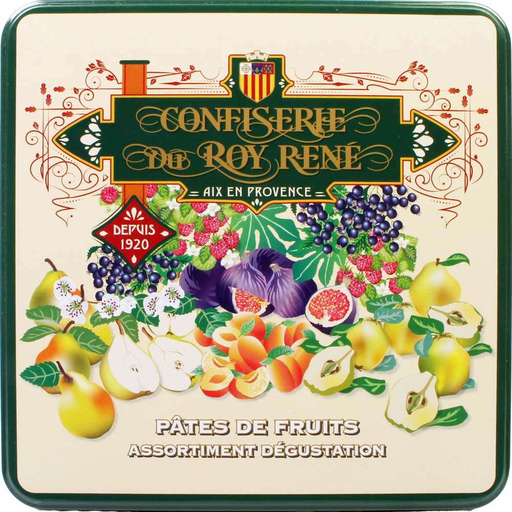 Le Roy René Pâtes de fruits dans une belle boîte cadeau