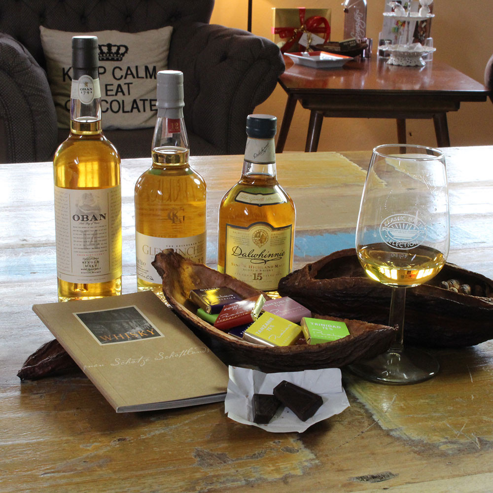 Schokolade und Whisky Tasting in Hannover chocolatsdeluxe.de