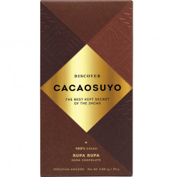 Rupa Rupa 100% chocolat noir du Pérou, 25g