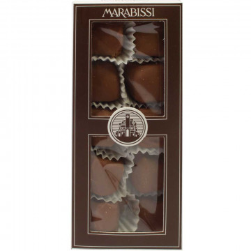 Amarettini con grappa e cioccolato - Amaretti alle mandorle con grappa