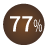 77 %