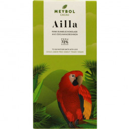 Ailla - 72% dark chocolate made from Chuncho fine flavoured cocoa from Vraem