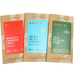 3 Schokoladen von Obolo - Tasting Set Schoko-Festival