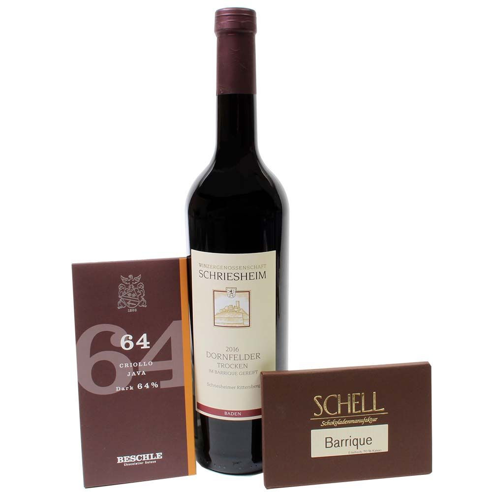 Wein und Schokolade mit Dornfelder Rotwein - - Chocolats-De-Luxe Wein und Schokolade mit Dornfelder Rotwein - - Chocolats-De-Luxe