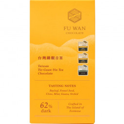 Cioccolato di tè Tie-Guan-Yin di Taiwan 62% cioccolato fondente