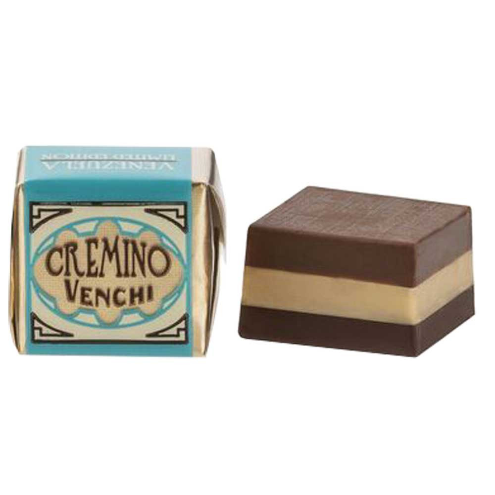 Cremino Gold Venezuela - Cube de nougat - Édition limitée - Fingerfood doux, sans alcool, sans gluten, Italie, chocolat italien, chocolat au lait - Chocolats-De-Luxe