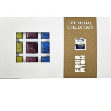 The Medal Collection - 6 x 3 Gewinner Pralinen mit Gin, Portwein und Geranie The Medal Collection - 6 x 3 Gewinner Pralinen mit Gin, Portwein und Geranie