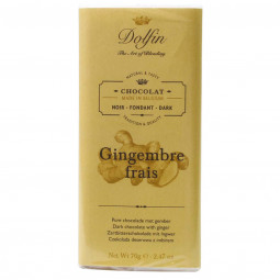 Chocolat Noir Gingembre 60% Dark chocolate with Ginger