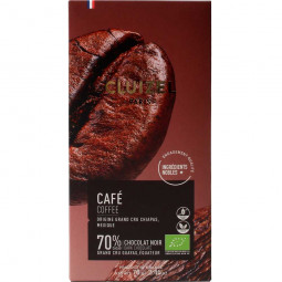 Café - 70% chocolat noir avec café - Bio