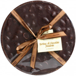 Tortina XL 300g dunkle Schokolade 60% mit Mandeln
