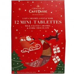 12 mini tablettes - mini barritas de chocolate variadas