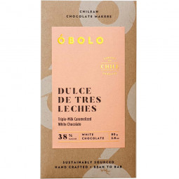 Óbolo Chocolate Dulce de Tres Leches 38% Triple-Milk Caramelized White Chocolate | chcoolats-de-luxe.de