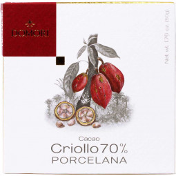 Porcelana Cacao Criollo 70% Chocolate