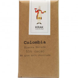 Colombia Sierra Nevada 55% cacaomelkchocolade