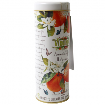 Soft Amaretto Kekse mit Orange - Geschenkdose Soft Amaretto Kekse mit Orange - Geschenkdose