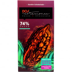 74% Cacao Fundo Qoya Chazuta Perù Single Farm cioccolato BIOLOGICO