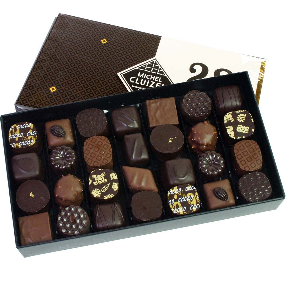 pic Zchocolate 28 chocolats noir lait 28 pralines light and dark