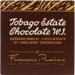 70% Single Estate Chocolate Roxborough Tabago W.I. - dark chocolate