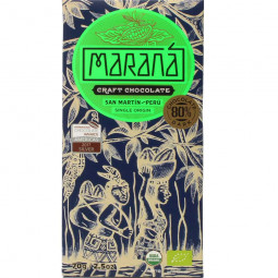 80% SAN MARTIN Peru Single Origin - dark organic chocolate