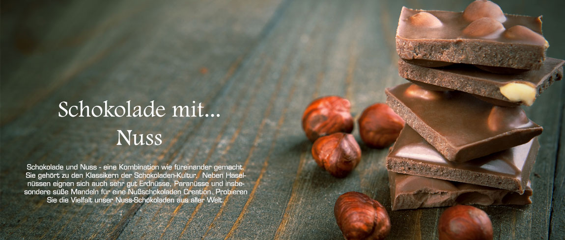Nuss-Schokolade in vielen Varianten 🌰 Chocolats-de-luxe.de