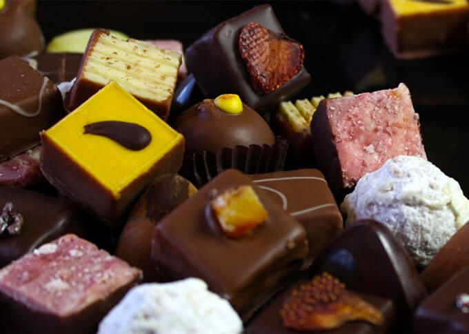 Verführerische Pralinen