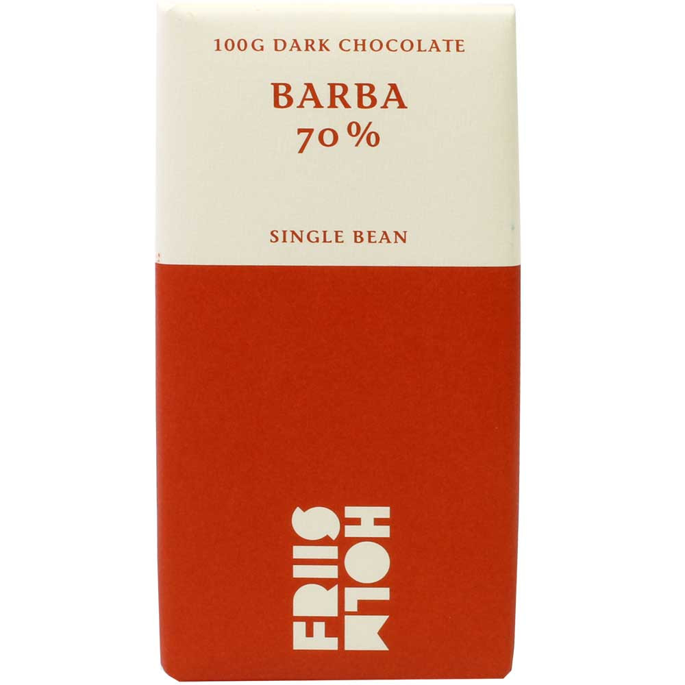 Friis-Holm 70% Barba Single Bean dunkle Schokolade -  - Chocolats-De-Luxe