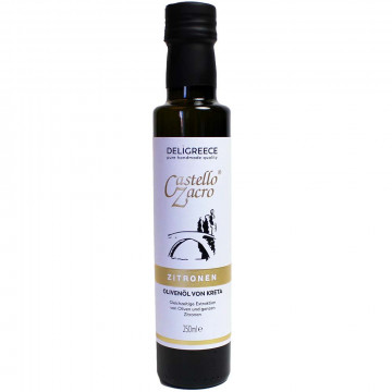 Olivenöl von Kreta, mit Zitronen gepresst - 250ml Olivenöl von Kreta, mit Zitronen gepresst - 250ml