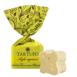 Tartufo Agli Agrumi - Truffel van witte chocolade met citroen & Lime
