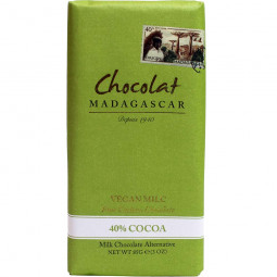 Chocolat Madagascar Vegan Milc 40% Fine Cashew Chocolate
