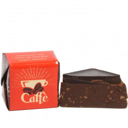 Cremoso "Caffé" e cuor di cacao 75% Praliné en capas con café