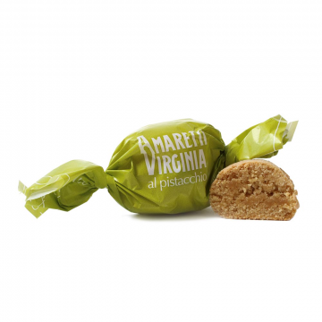 Amaretto al Pistacchio - weicher Mandelkeks mit Pistazien Amaretto al Pistacchio - weicher Mandelkeks mit Pistazien