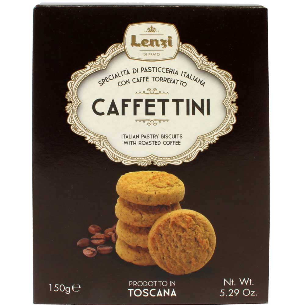 Caffettini - Italiaans gebak met gebrande koffie -  - Chocolats-De-Luxe