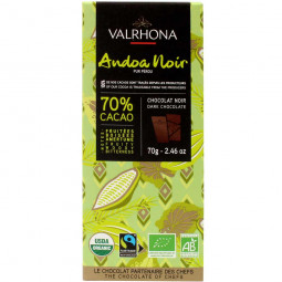 70% Andoa Noir Pur Pérou Bio chocolat