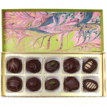 Boîte de chocolats "Bitter" - chocolats à l'alcool Boîte de chocolats "Bitter" - chocolats à l'alcool