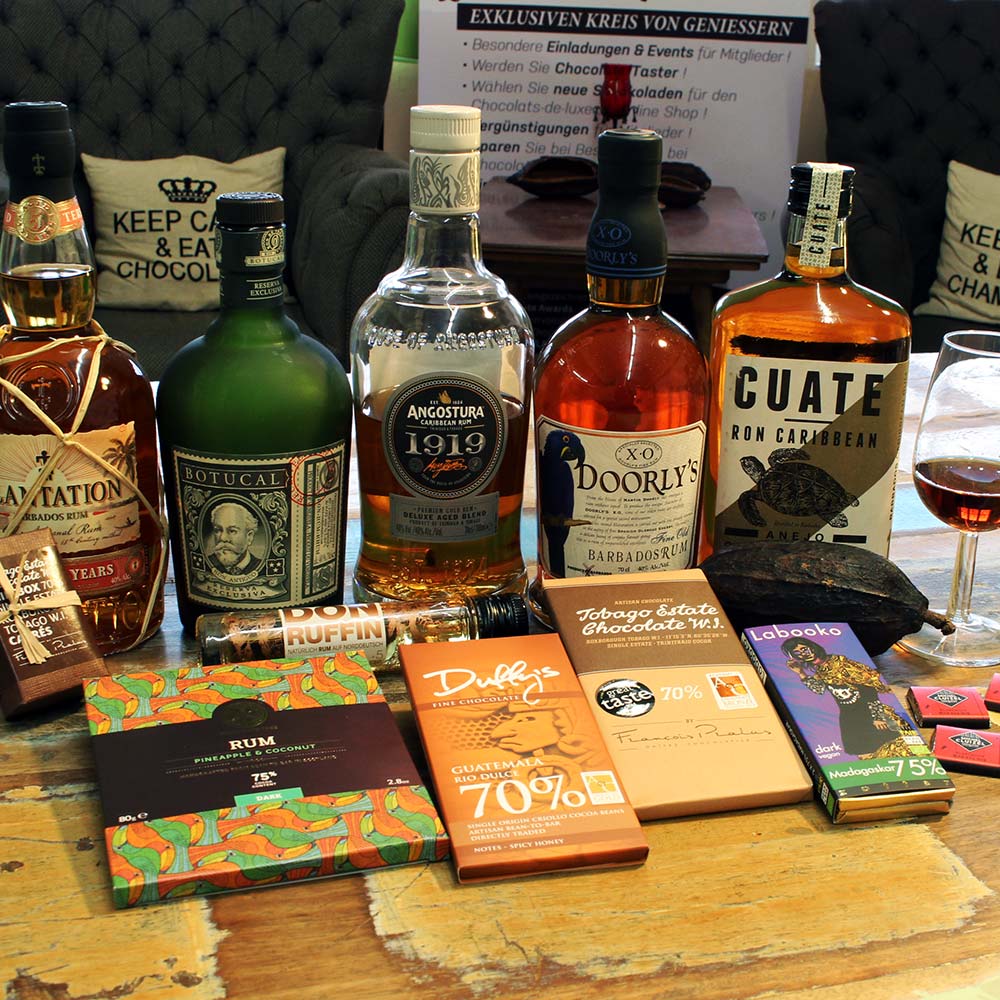 Schokolade und Rum Tasting in Hannover | chocolats-de-luxe.de