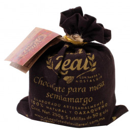 Chocolat à boire semi-amargo semi-sucré 55,8% dans un sachet en tissu 250g
