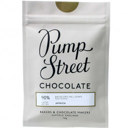 Pump Street Chocolate, Pump Street Bakery, 90% dunkle Schokolade, Jahrgangsschokolade, Jamaica Bachelor's Hall Estate, 