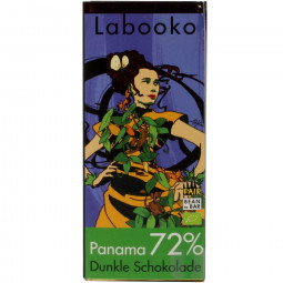 Labooko 72% chocolat bio Panama, vegan
