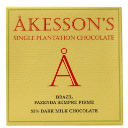 Akesson 55% Dark Milk Chocolate Brazil Forastero | chocolats-de-luxe.de