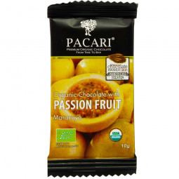 60% organic Chocolate with Passion fruit 10g mini bar