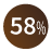 58 %