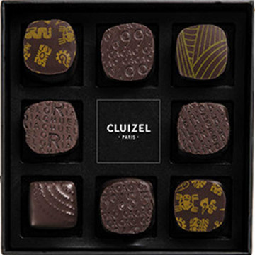 8 Pralinen Ganaches d'Exception Noir - dunkle Pralinen 8 Pralinen Ganaches d'Exception Noir - dunkle Pralinen