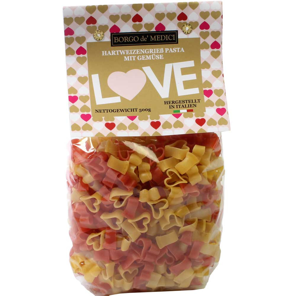 LOVE pasta ♥ heart shape -  - Chocolats-De-Luxe