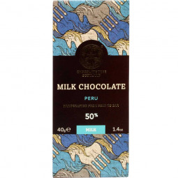 Milk Chocolate 50% milk chocolate from Peru