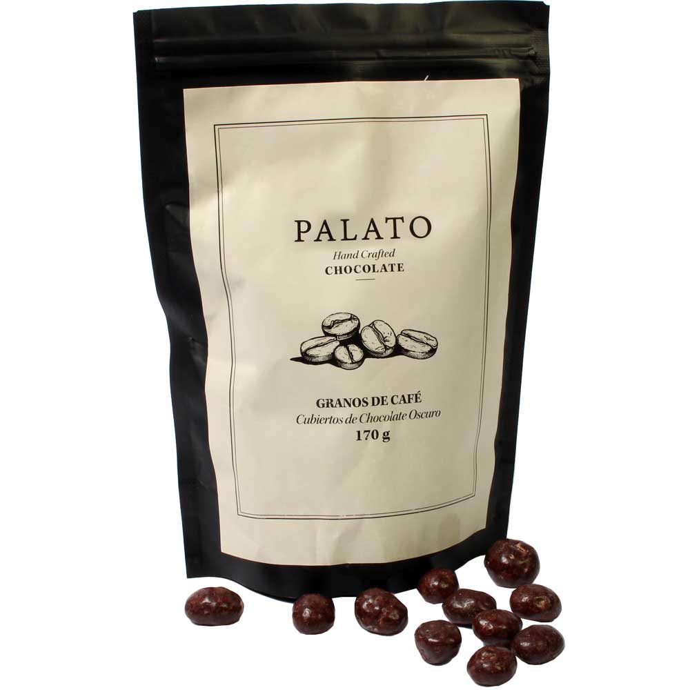 Chocolatecoated coffee beans in dark chocolate PALATO