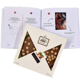 Kopf Nuss Schokolade Set - Buch mit Rätselspaß und Schokoladengenuss
