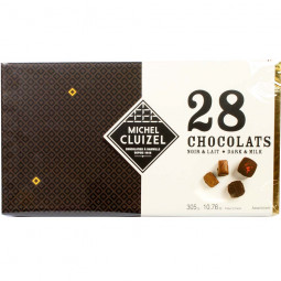 28 Chocolats Noir & Lait - 28 Pralines melk en pure