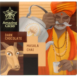 Masala Chai 70% cioccolato fondente con spezie e tè