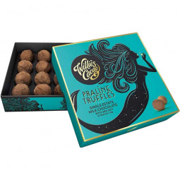 Pralines truffes au chocolat au lait entier au sel de mer Pralines truffes au chocolat au lait entier au sel de mer